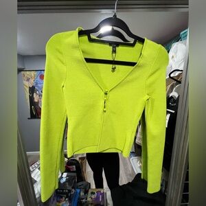 EXPRESS Neon Green Long Sleeve